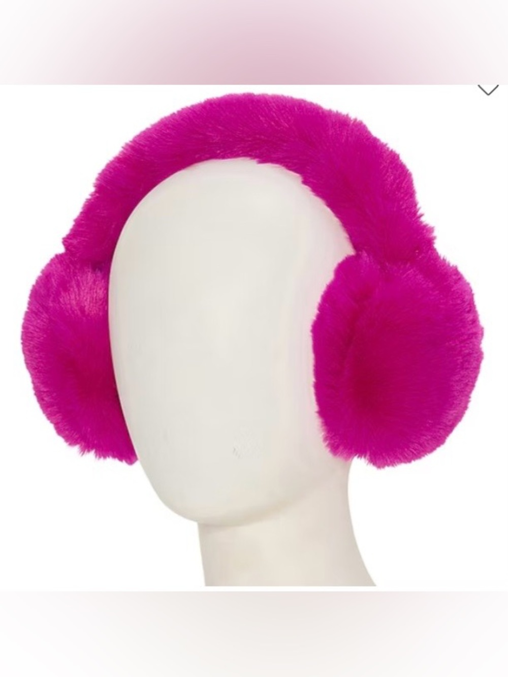 Nanette Lepore 1 Pair Womens Fuchsia Ear Muffs